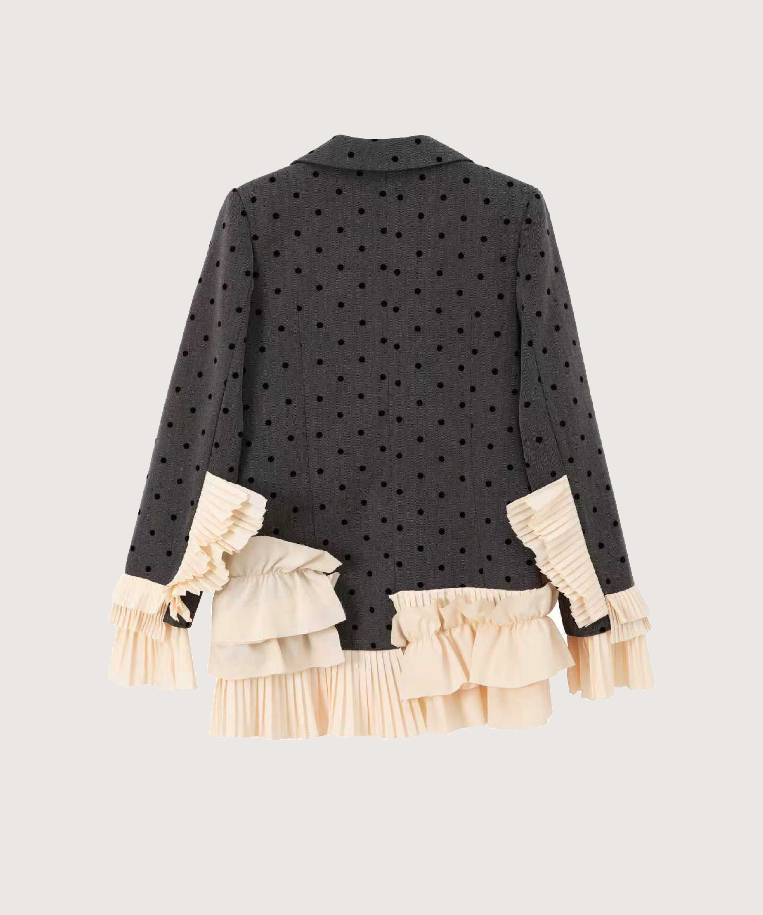 ドットプリンセスフリルジャケット | ファッション通販サイト NUGU