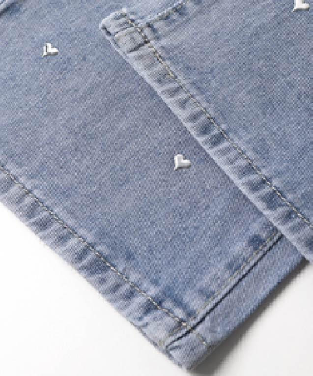 ハート刺繍デニムパンツ | ファッション通販サイト NUGU