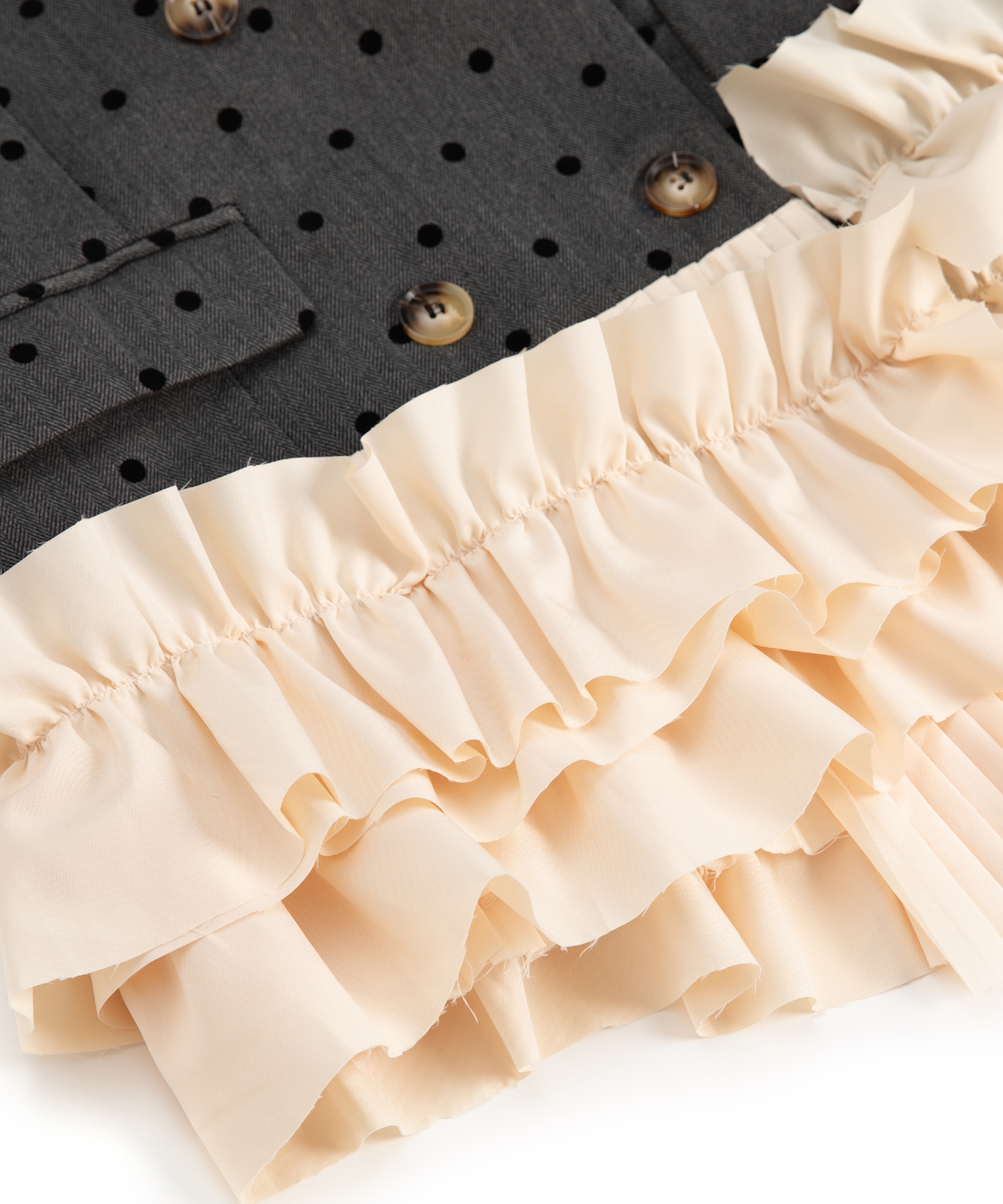 ドットプリンセスフリルジャケット | ファッション通販サイト NUGU