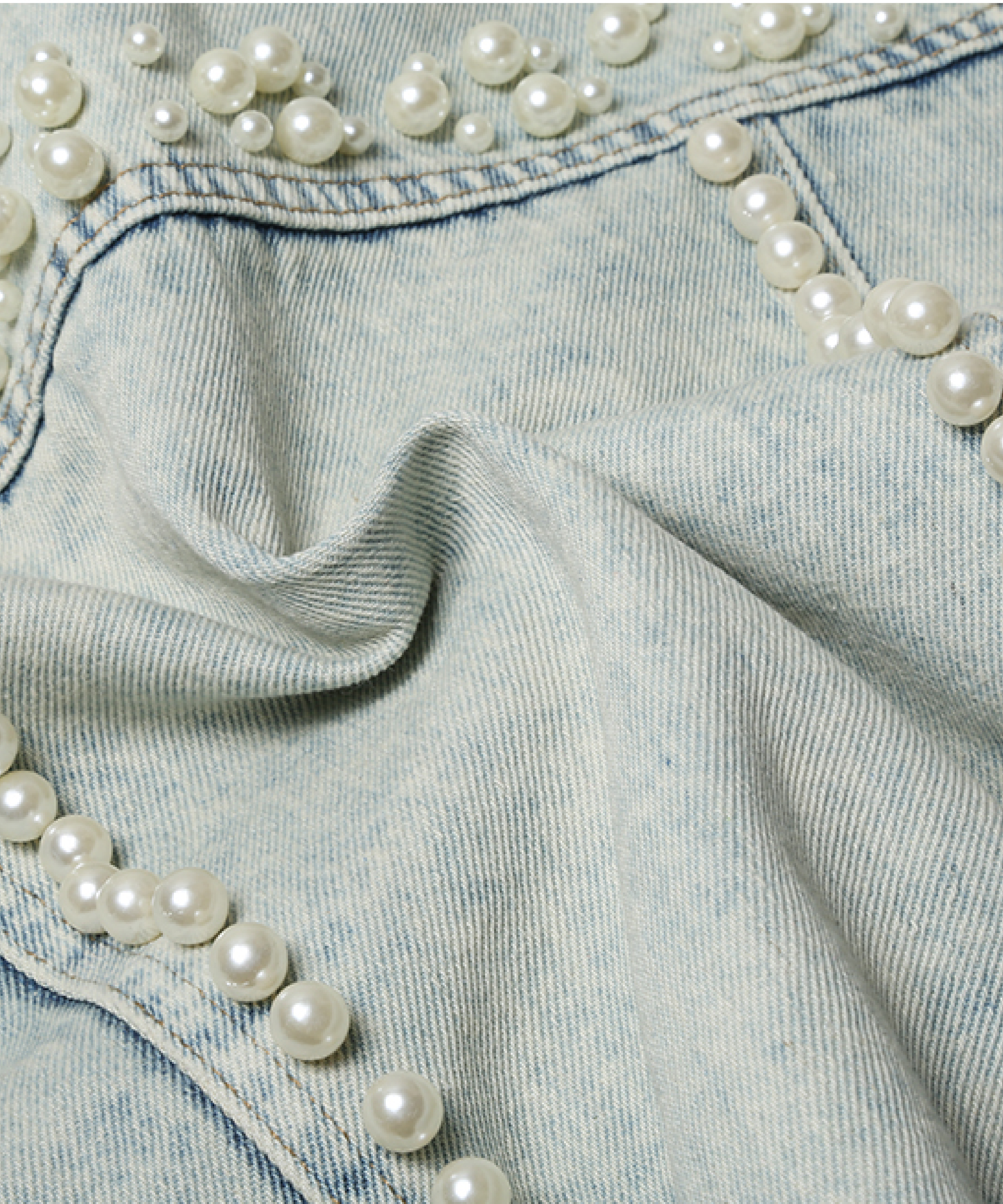 パールデコデニムジャケット | ファッション通販サイト NUGU