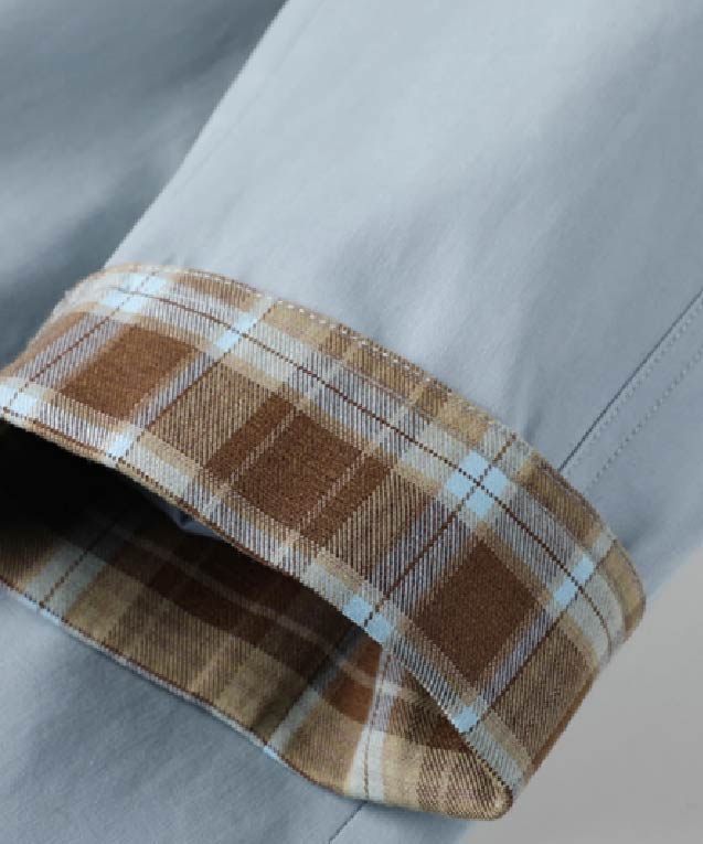 ベイビー様翌日トレンチ one after another】【オリジナルロゴ入り】配色トレンチコート[品番