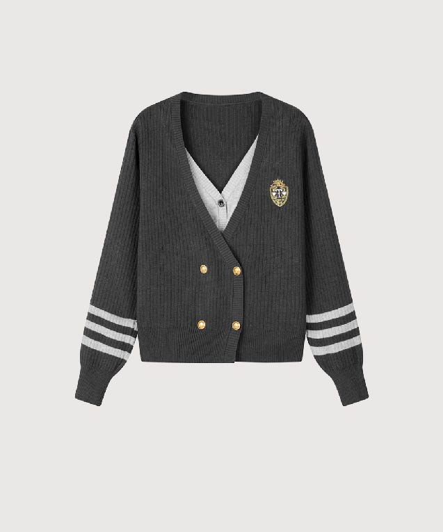 フェイクツープレッピーカーディガン | ファッション通販サイト NUGU