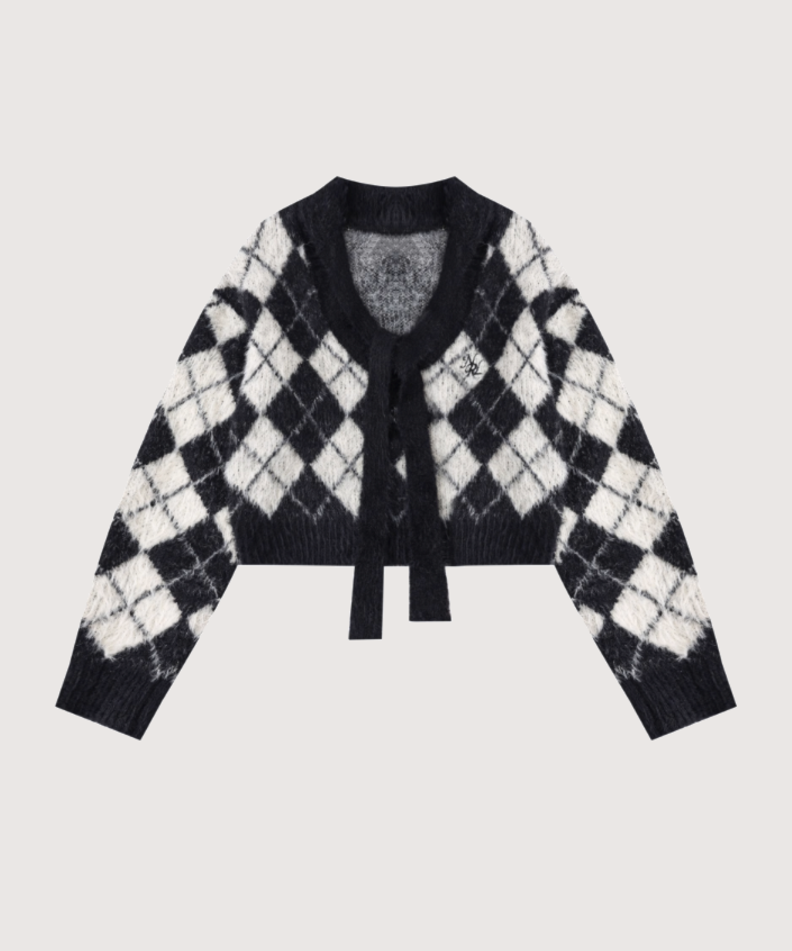 ギンガムチェックリボンニット | ファッション通販サイト NUGU