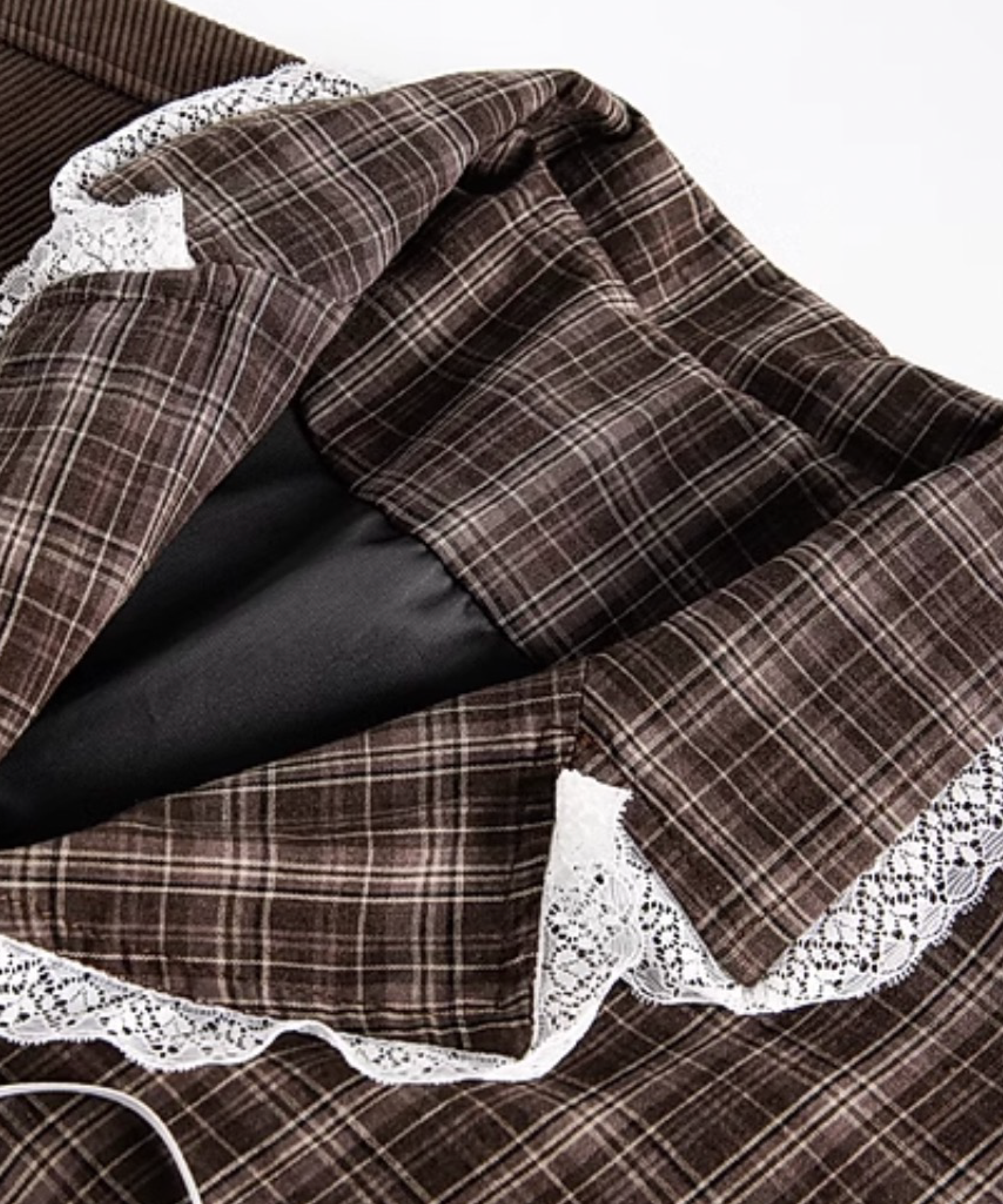 スクエアチェックレノクロス レースジャケット ICB｜スクエアチェックレノクロス レースジャケット | Rakuten