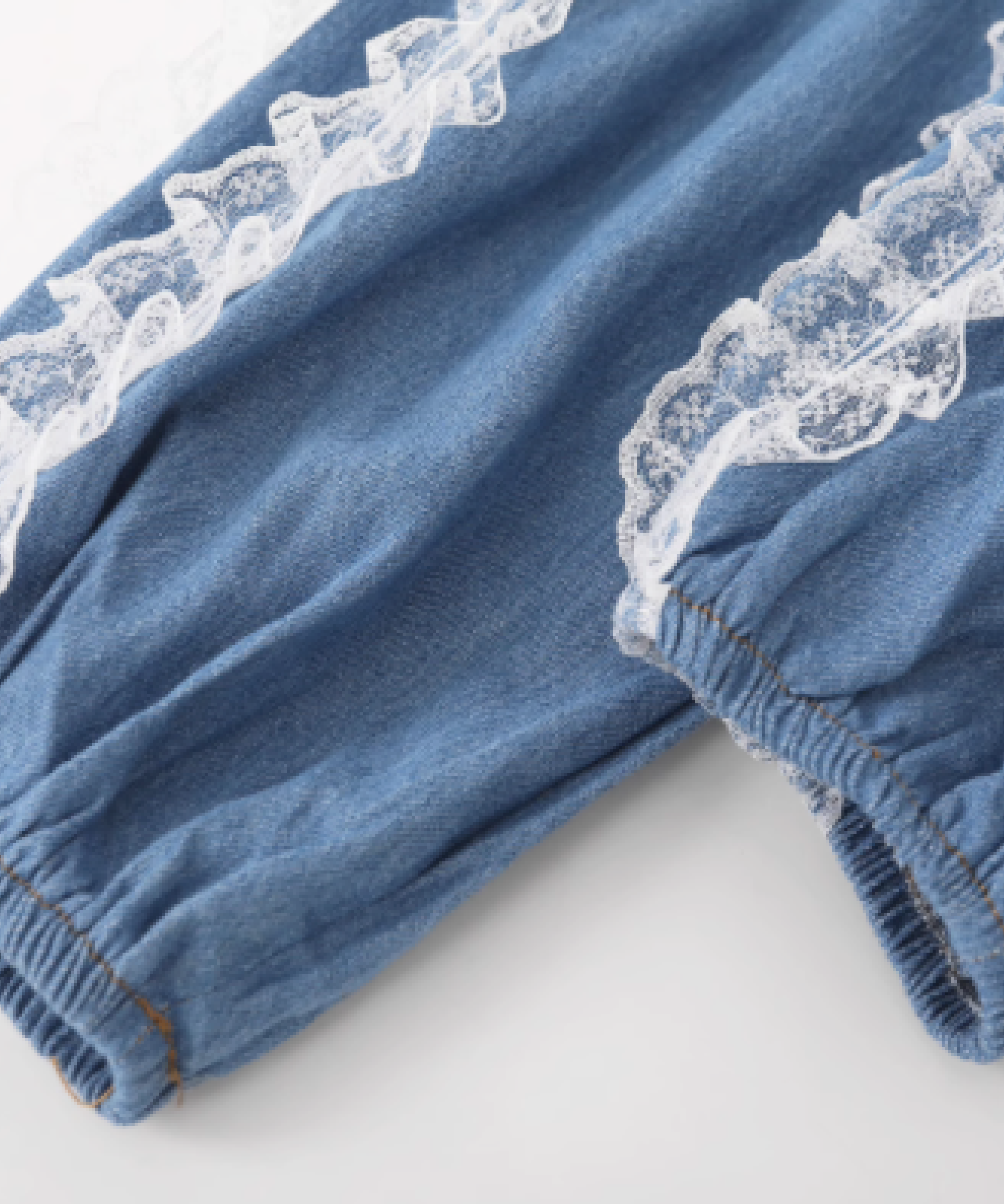 【新品未使用タグ付】DENIM&DUNGAREE フリル付きデニムシャツ 100 DENIM&DUNGAREE フリル付きデニムシャツ 100 - メルカリ