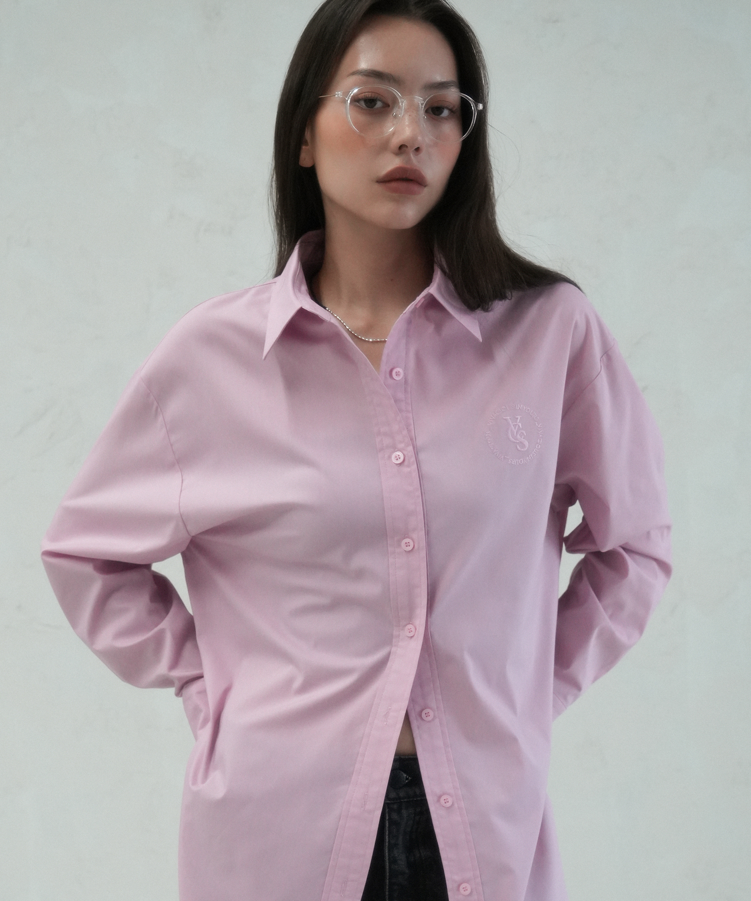 Mer Overfit Shirt PINK