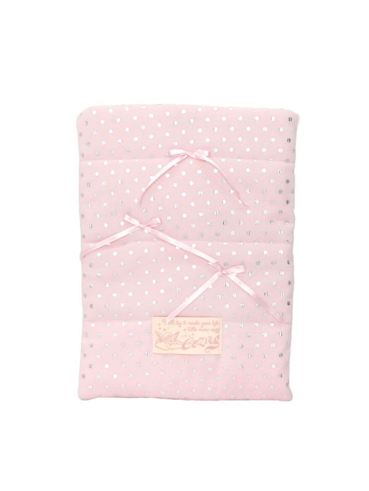 Pillow Notebook Pouch_dot pink