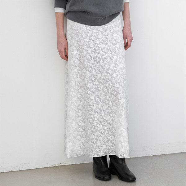 (SK-5091)FLORA LACE SEMI A SKIRT
