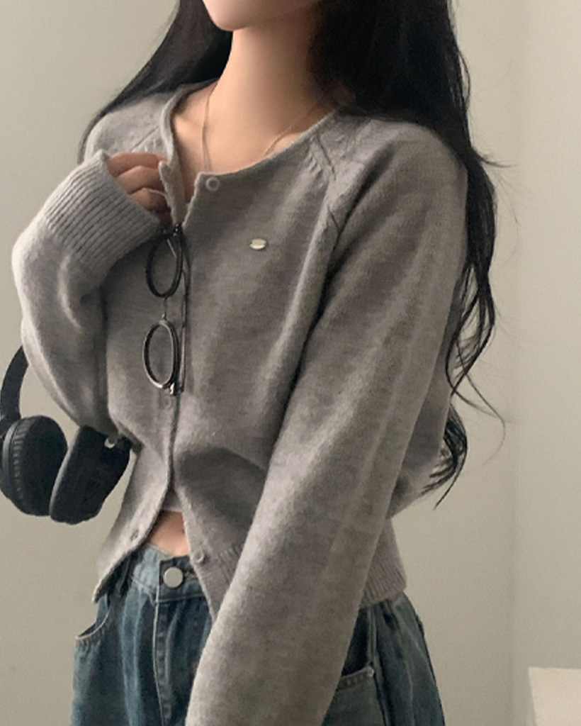 ペンダントニットカーディガン_秋服 | ファッション通販サイト NUGU