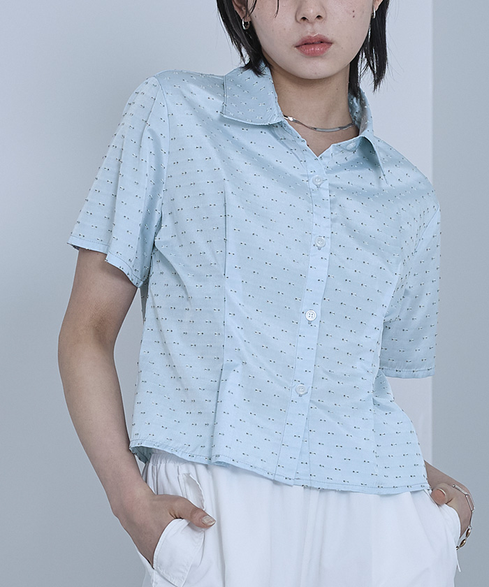 カットドビー半袖シャツ