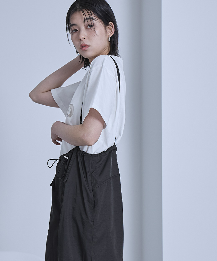 サスペンダー付きパラシュートパンツ | ファッション通販サイト NUGU