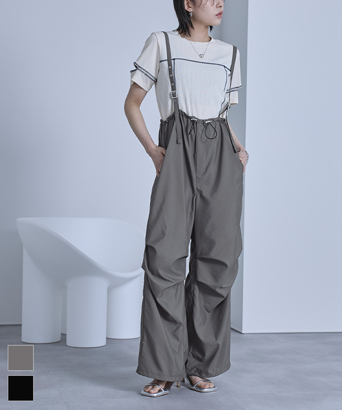 専用です。 サスペンダー付きパラシュートパンツ | ファッション通販サイト NUGU