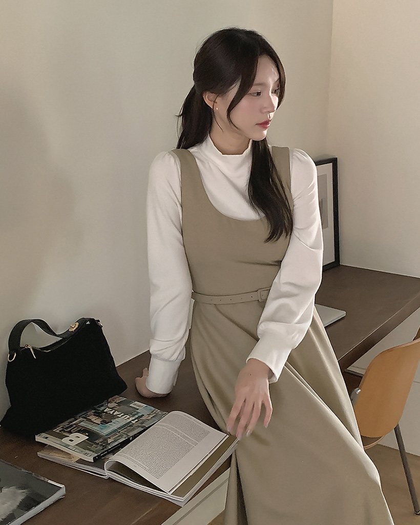 プリーツノースリーブワンピース | ファッション通販サイト NUGU