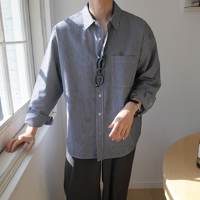 ストライプオーバーシャツ ストライプオーバーサイズシャツ | ファッション通販サイト NUGU