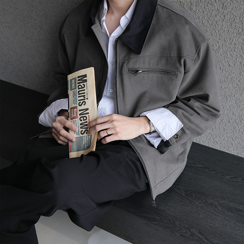 バイカラーワークジャケット | ファッション通販サイト NUGU