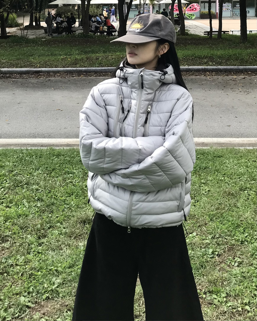 ポケッフード付きライトダウンジャケット | ファッション通販サイト NUGU