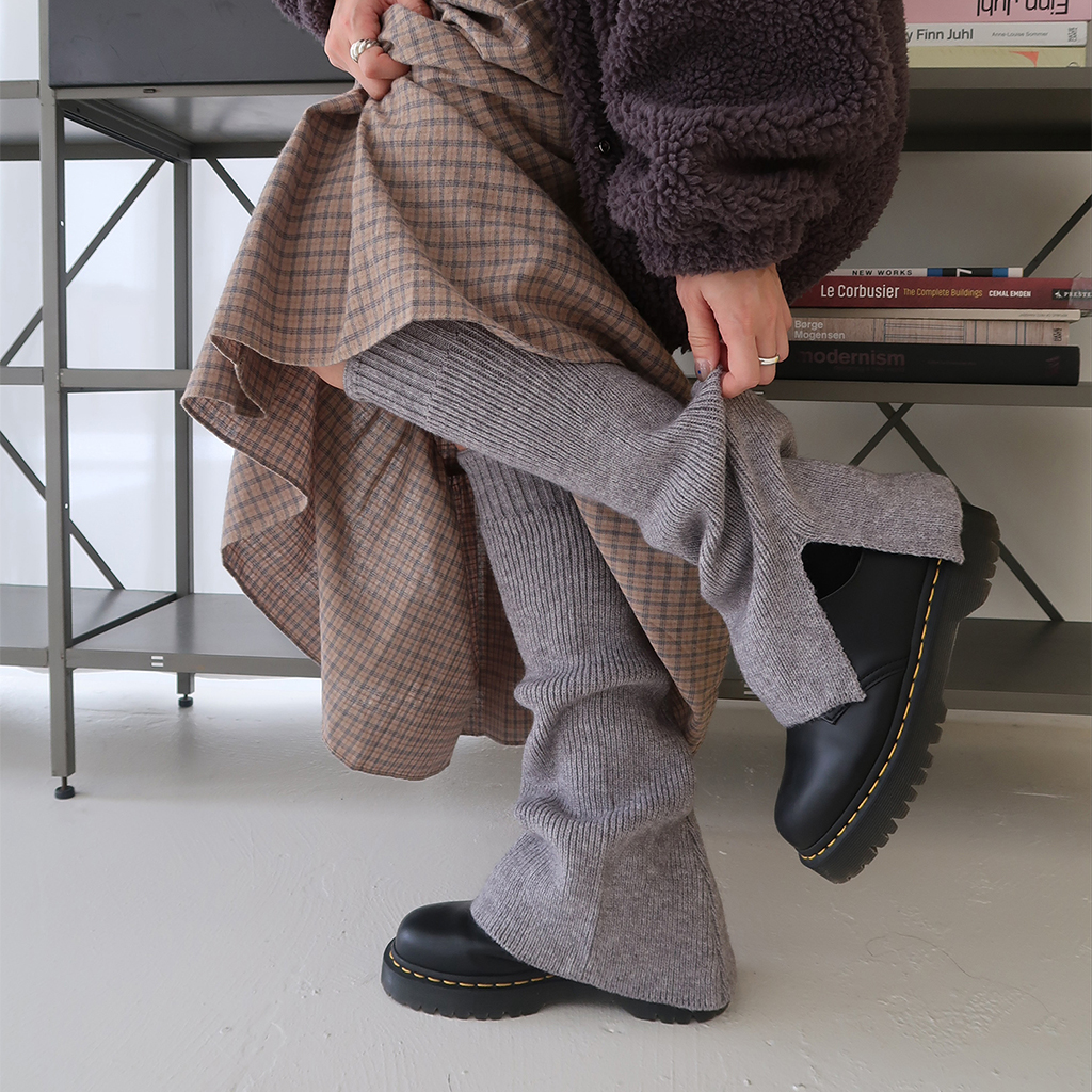 レッグウォーマー (shasha leg warmer (2color))