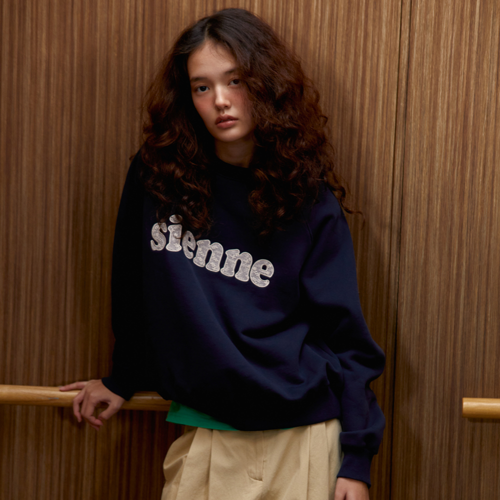 Sienne レーススウェットシャツ