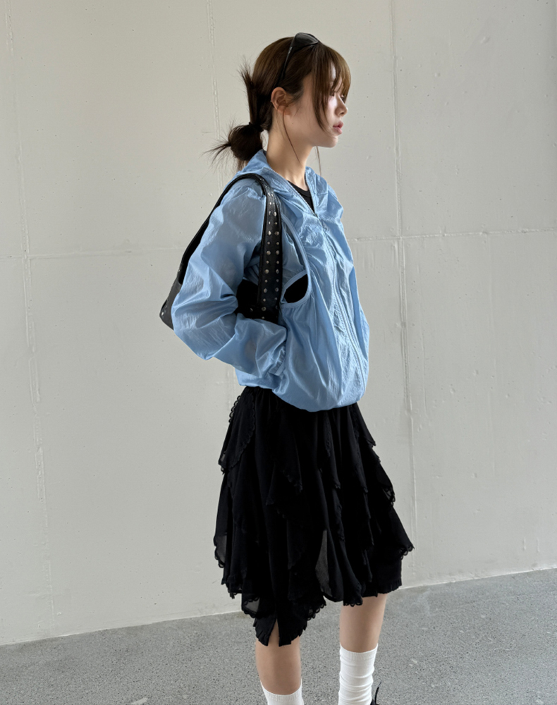 slit wind breaker | ファッション通販サイト NUGU
