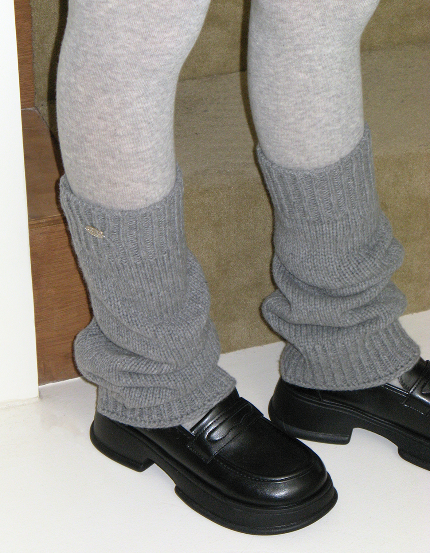 wool pendant leg warmer - 4Color