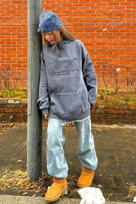 Influencer pick] ODSD Pigment Damage Oversized Fit Hoodie