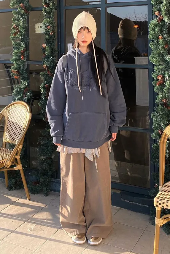 Influencer pick] ODSD Pigment Damage Oversized Fit Hoodie