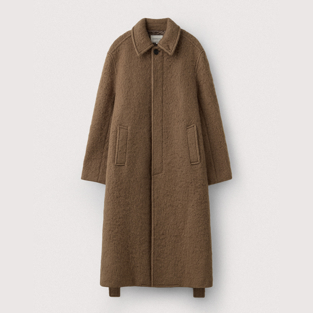 Japanese Shaggy Wool Oversized Coat_Camel Beige