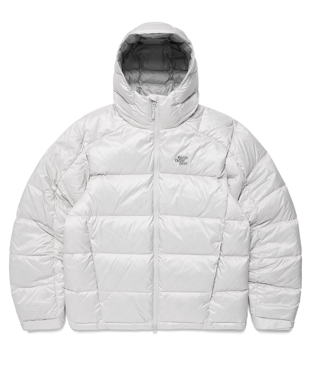 HOODED ALPINE DOWN JACKET[GREY]
