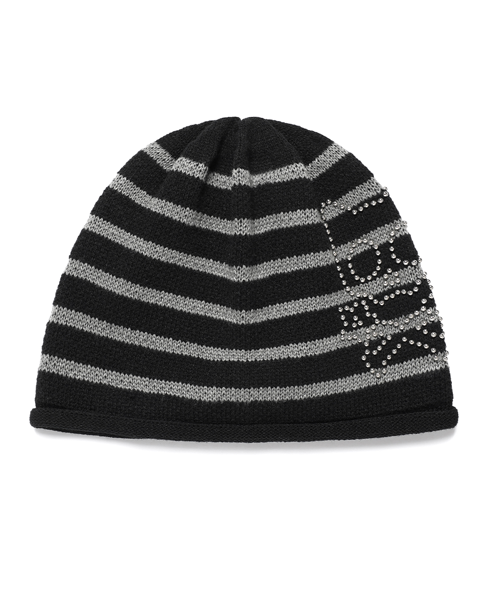 クロスロゴジャカードビーニー[ブラック] | ファッション通販サイト NUGU