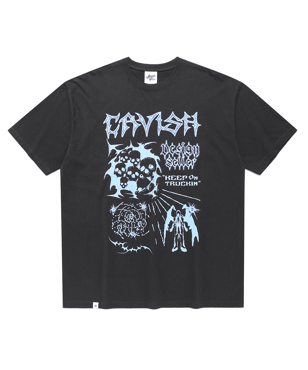 CAVISH ♥ FROG STAR PIGMENT SS TEE / 追跡付 CAVISH ♥ FROG STAR PIGMENT SS TEE / 追跡付 (CAVISH/Tシャツ