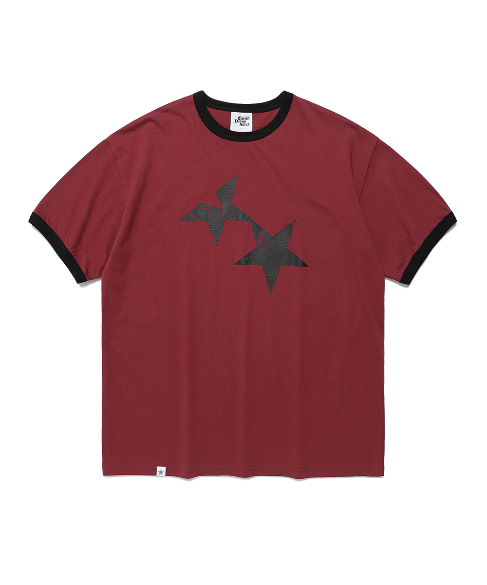 Tシャツ・カットソー [CAVISH] TWIN STAR RINGER SS TEE (4 COLOR) TWIN STAR RINGER SS TEE WHITE(CV2FMUT549A) - cavish | 60