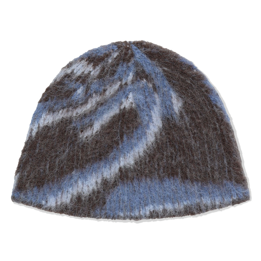 ぬ  DESTROYED ECLIPSE HAIRY BEANIE [BROWN] | ファッション通販