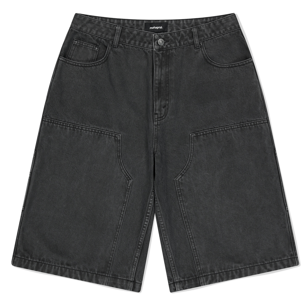 OVERDYED DENIM SHORTS[GREY] | ファッション通販サイト NUGU