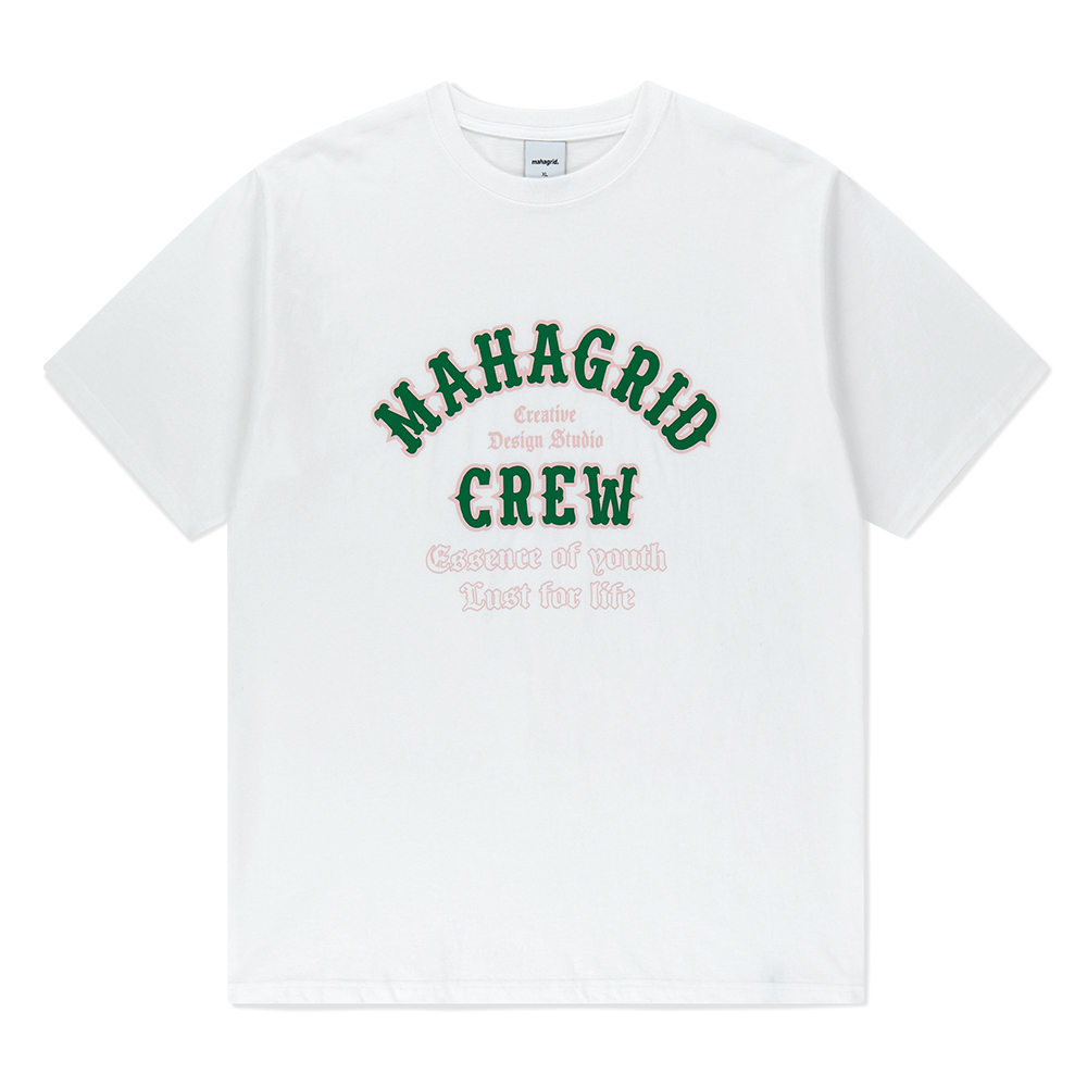 MAHAGRID CREW TEE[WHITE]