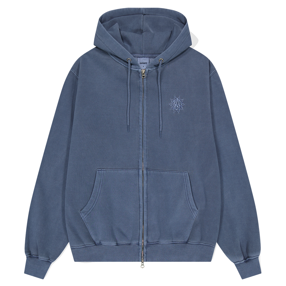 【オープニング大セール】 SUN ファッション通販 | HOODIE[CHARCOAL] UP ZIP PIGMENT LOGO テープ・マスキングテープ