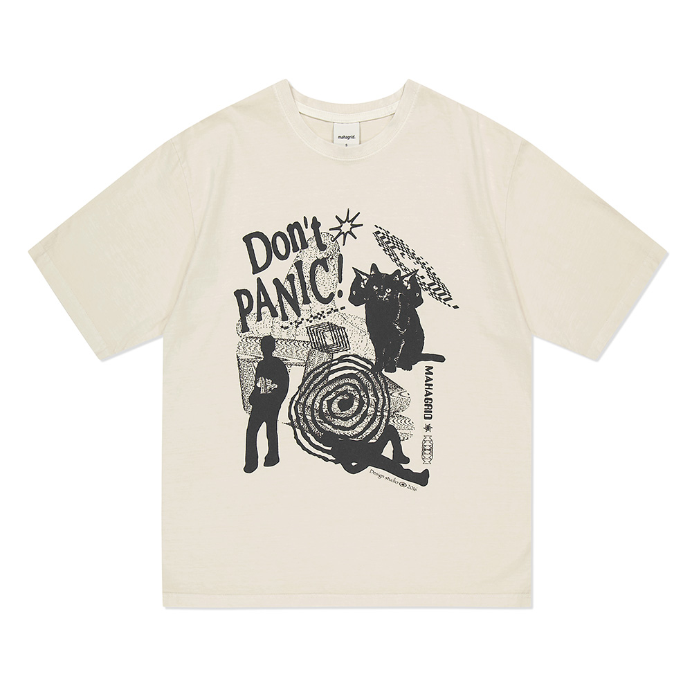 mahagrid Tシャツ ピンク unisex ピンク系 M mahagrid(マハグリッド) Tシャツ・カットソー(メンズ