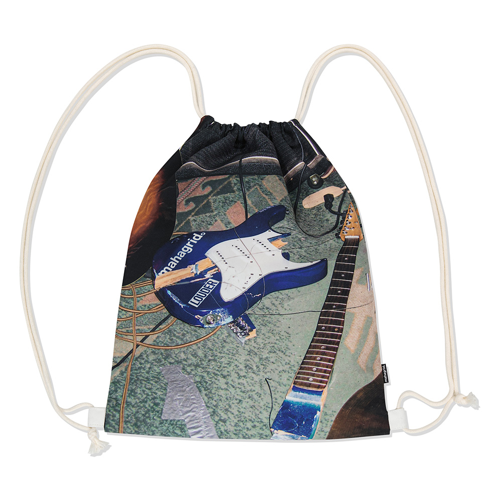 BROKEN GUITAR GYM SACK[BLUE]