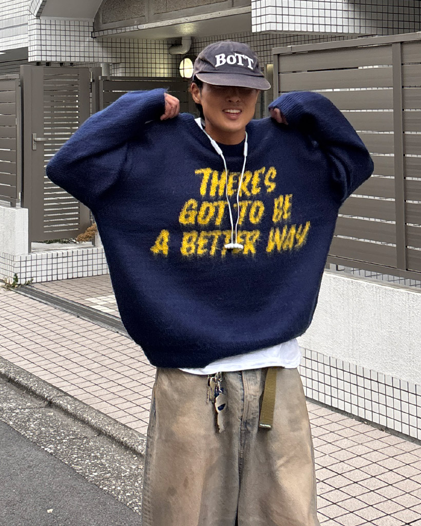 レタリングニット