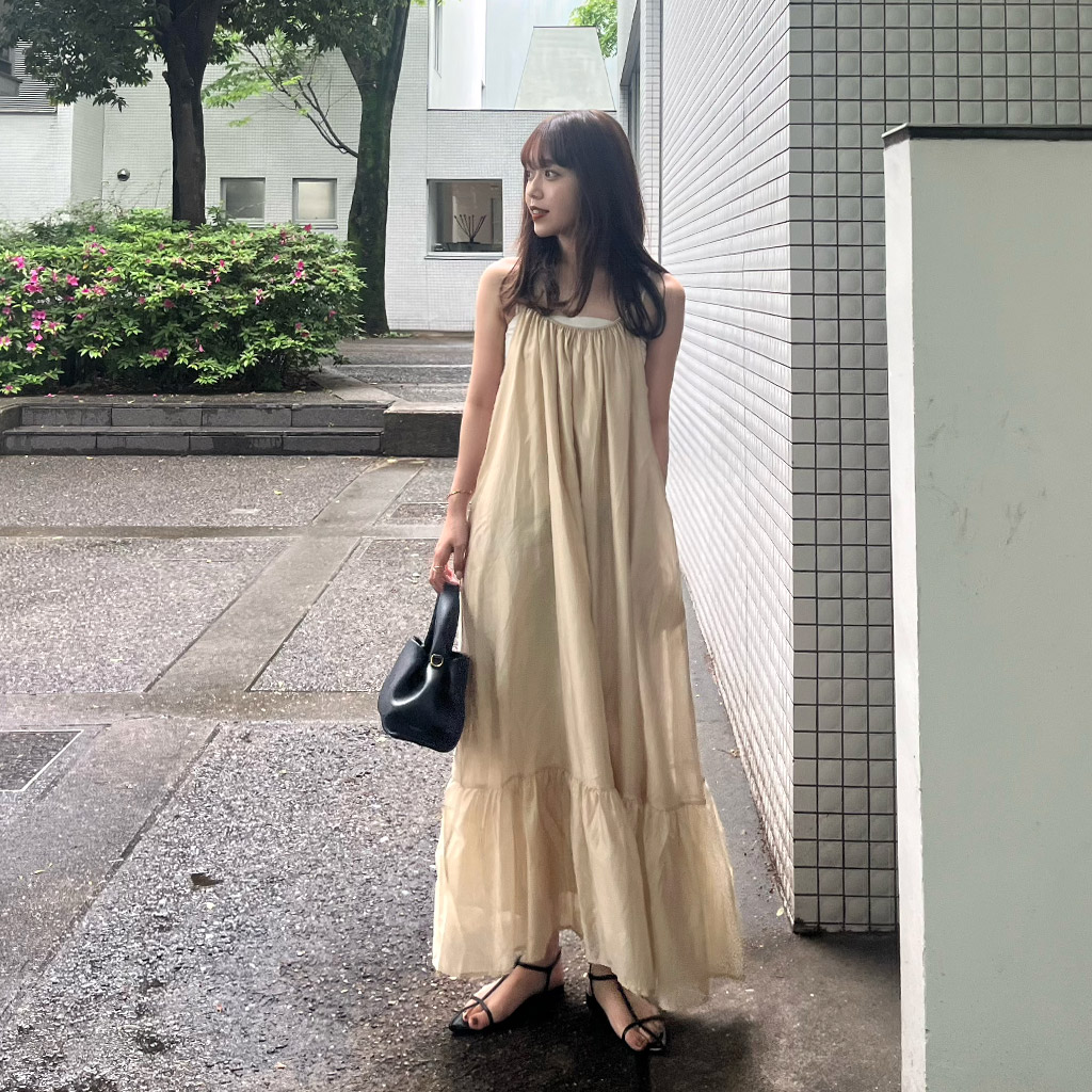 ストライプラップロングワンピース | ファッション通販サイト NUGU