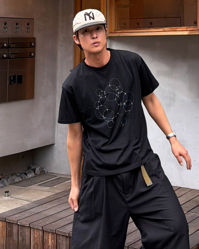 (ORIGINAL) バブルループグラフィックTシャツ