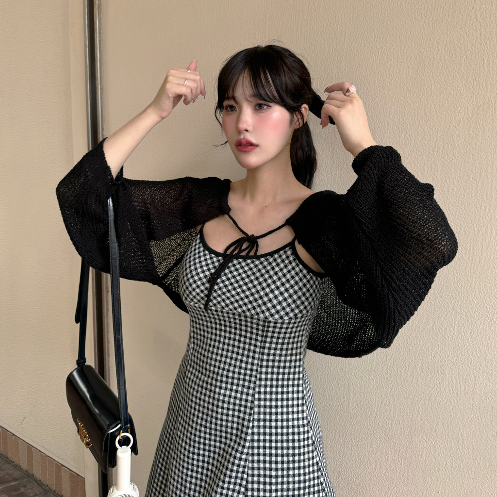 リボンシースルーボレロ | ファッション通販サイト NUGU