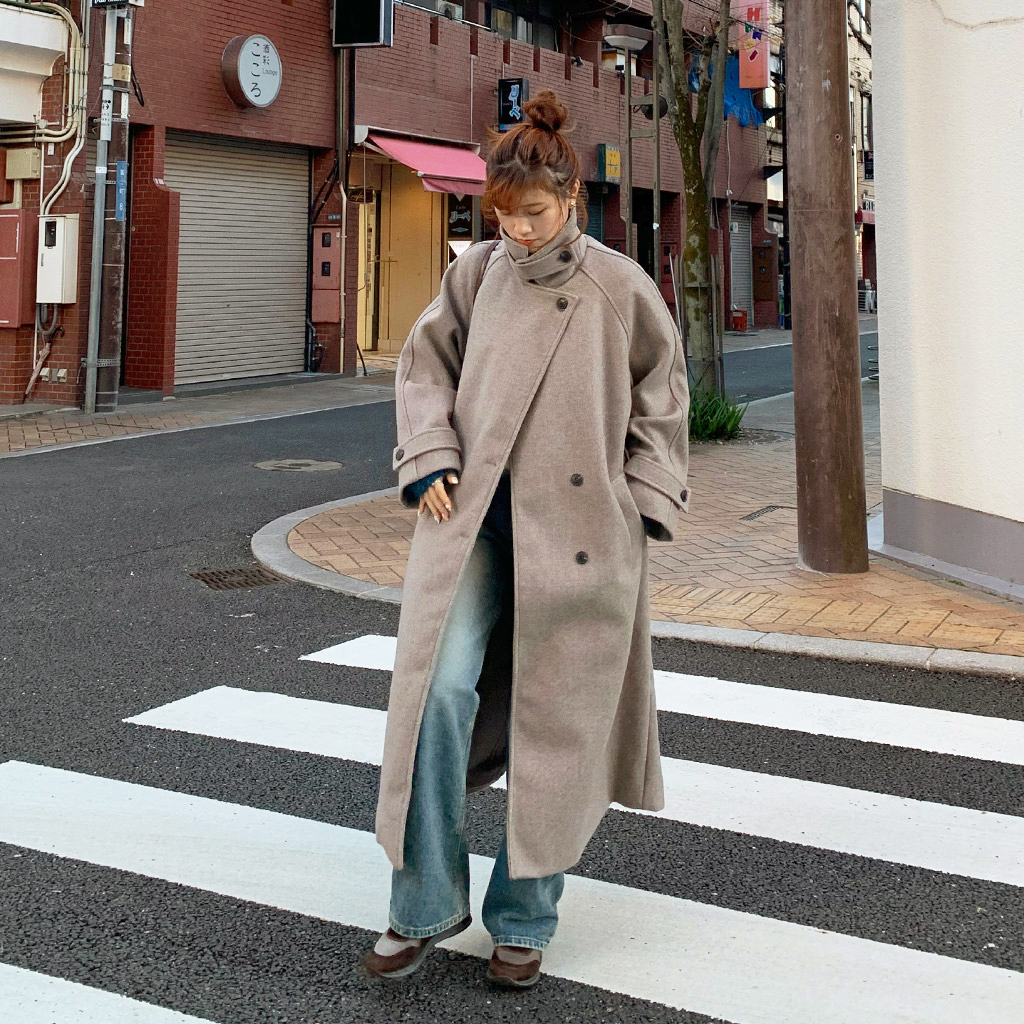 ベーシックハイネックコート | ファッション通販サイト NUGU