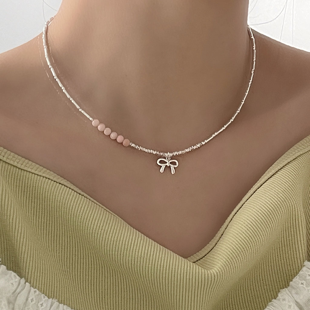 ハートペンダントパールネックレス(2color) | ファッション通販