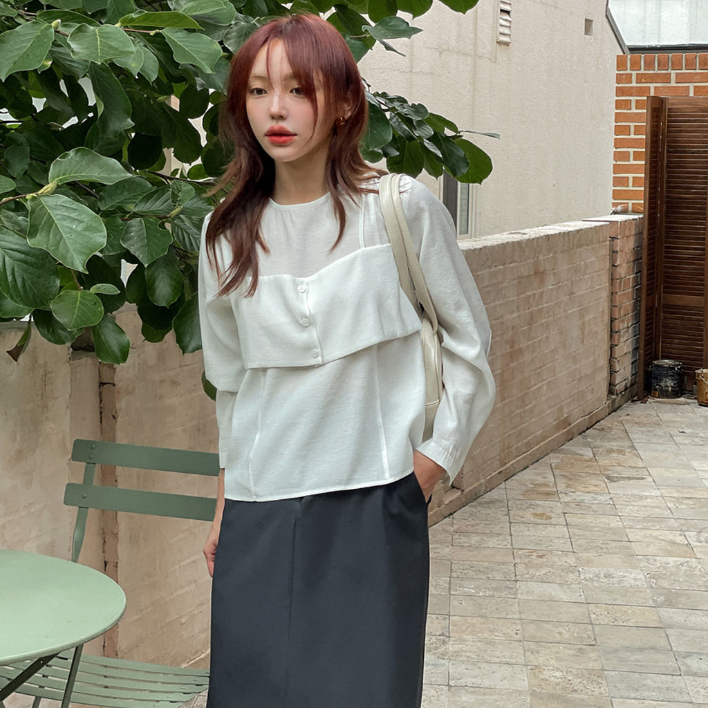 ATELIER NAIN ビスチェ付きシャツ ATELIER NAIN ビスチェ付きシャツ