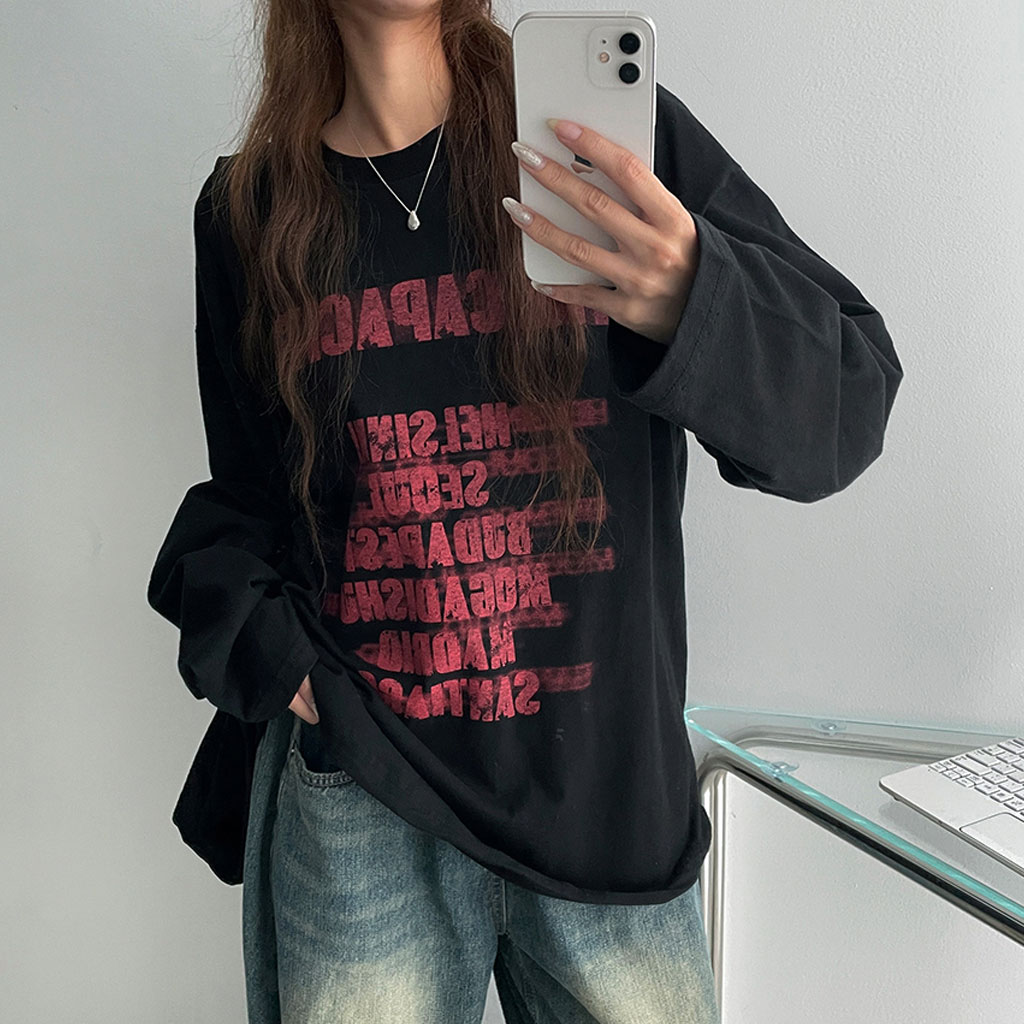 JILUKA ロンＴ JIL SANDER＜ジル サンダー＞ロゴ入りロングスリーブTシャツ