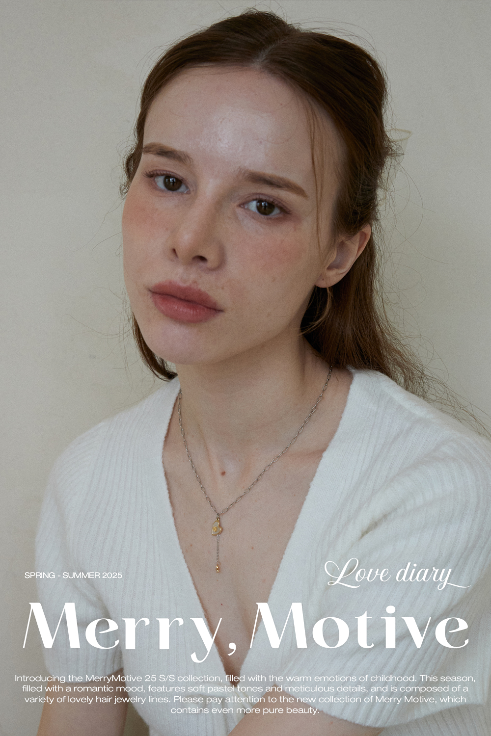 Heart shell and drop star combi necklace | ファッション通販サイト NUGU