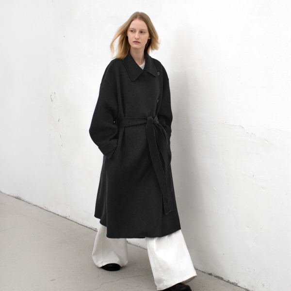 (CT-1455)DOUBLE CLOSURE HANDMADE COAT S