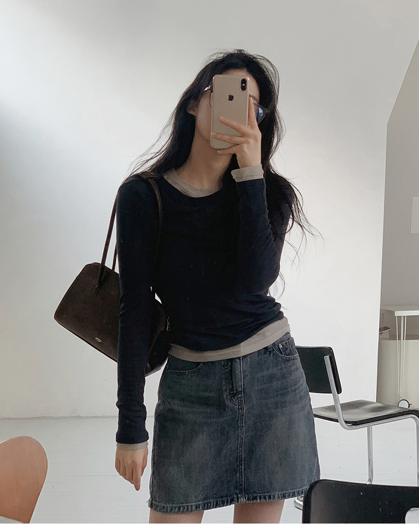 SLOWMADE. (スカパン)デニムスカートパンツ-4size