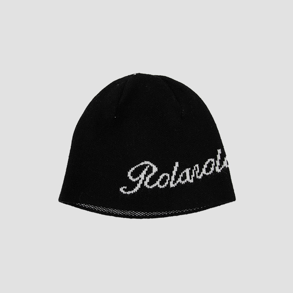 LOGO JAQUARD BEANIE BLACK