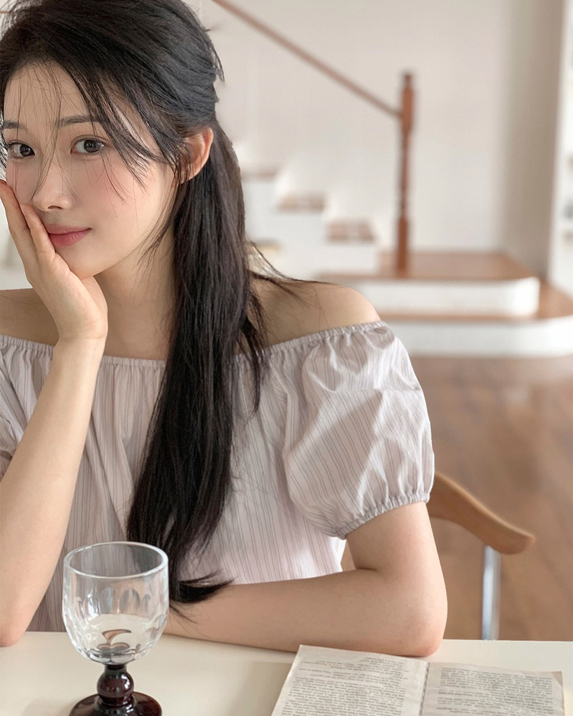 23区◆半袖ブラウス/38/リネン/BEG SLOWMADE.ストライプ半袖ブラウス | ファッション通販サイト NUGU
